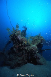 Japanese mini-sub lying parallel to the Taisho Maru Wreck... by Sam Taylor 